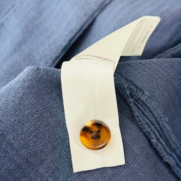 Joules Women’s Haddie Button Front Skirt Navy - Size 12(UK) - Picture 5 of 8